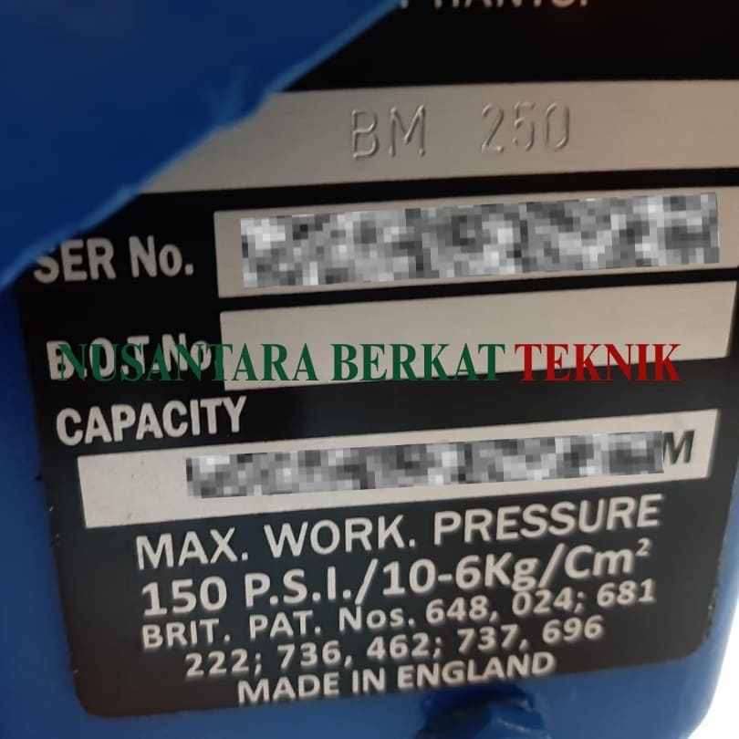 Flow Meter Avery-Hardoll Single Capsule Meter Model BM 250 Size 2.5 Inch