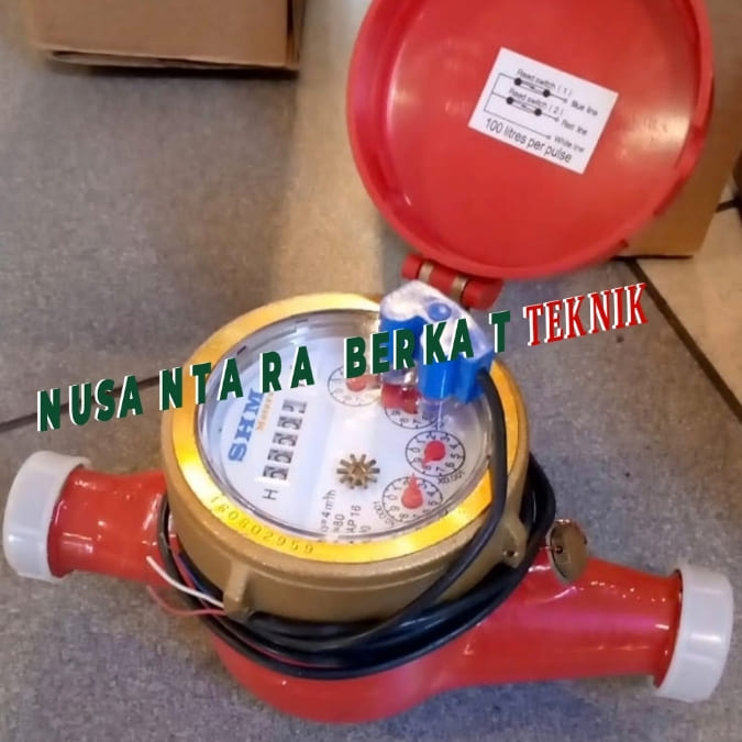 Flowmeter Air Panas + Pulse 100LP Size 12 Inch merek SHM